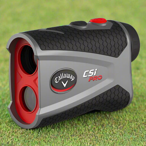 Callaway CSi Pro laser golf rangefinder for accurate distance measurement on the golf course.