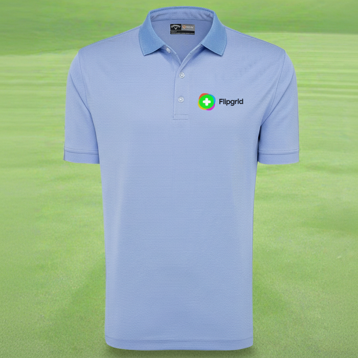 Custom Logo Embroidered Callaway Men's Ottoman Polo Shirt - Tournamentshowroom.com