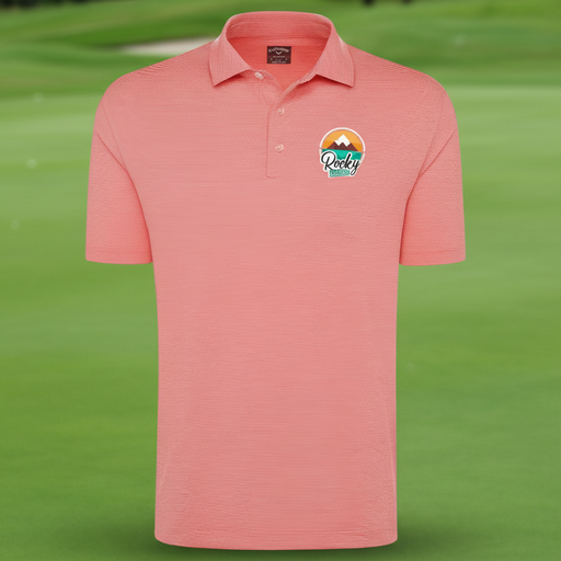Custom Logo Embroidered Callaway Men's Broken Stripe Polo - Tournamentshowroom.com