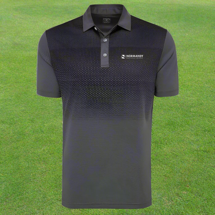 Custom Logo Embroidered Callaway Men's Geo Print Polo Shirt