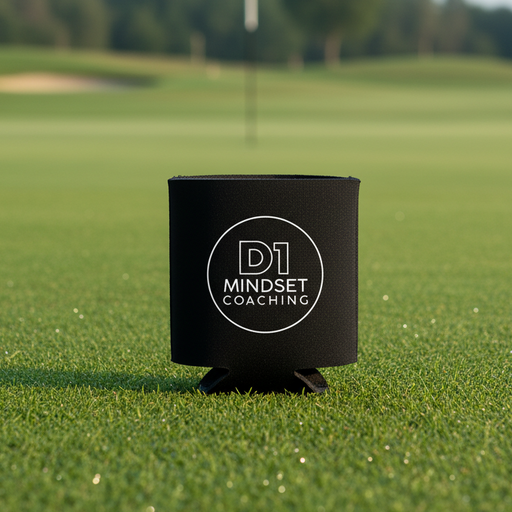 Custom Logo 12 oz collapsible foam can holder for golf tournament giveaways and branded events.