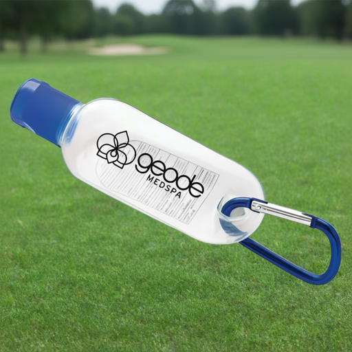 Custom Logo 1oz Clip-N-Go Hand Sanitizer for promotional giveaways and branded events