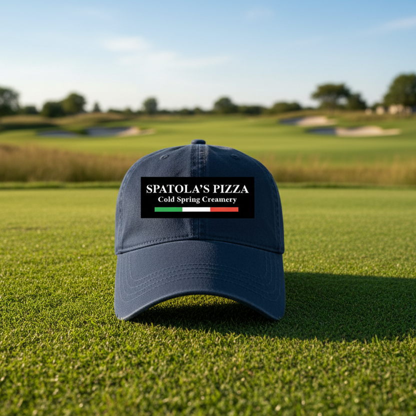 Custom Logo Cap America Relaxed Golf Cap with embroidered logo for golf tournaments and corporate giveaways.