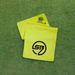 Custom Logo Chilly Pad Golf Towel with cooling microfiber fabric for golf tournaments and outdoor promotional events.