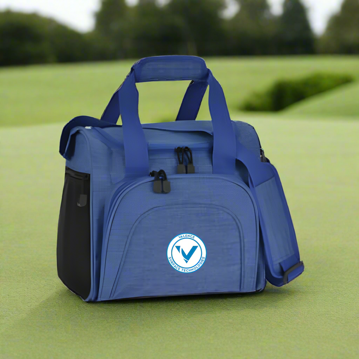 Custom Logo ClubChill 18-can golf cooler with insulated compartment for tournaments and promotional events.