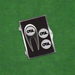 Custom Logo Contemporary Golf Divot Tool Kit with three ball markers for golf tournament giveaways and corporate events.