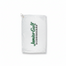 Custom logo cotton golf towel with company branding for golf tournaments