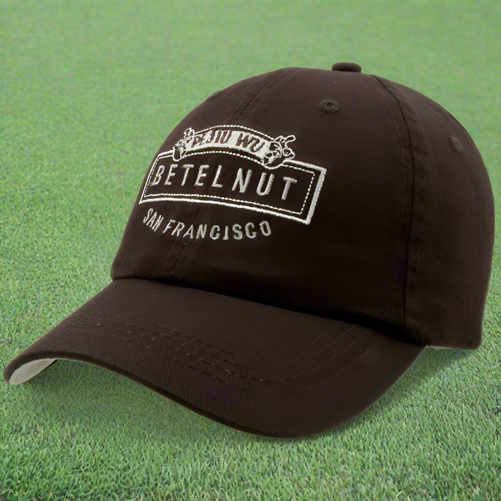 Custom Logo Embroidered Unconstructed Chino Washed Cotton Twill Golf Cap with company logo for golf tournaments and corporate apparel.