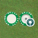 Custom Logo Magnetic Golf Ball Marker Poker Chip with removable magnetic marker for golf tournament giveaways.