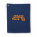 Folded custom logo microfiber waffle golf towel for promotional golf merchandise