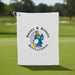 Custom Logo 15 x 18 recycled microfiber waffle golf towel for tournaments