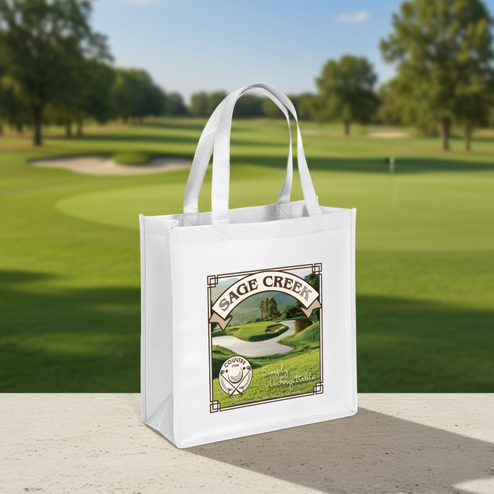Custom Logo Golf Festive Tote Bag - Tournamentshowroom.com
