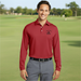 Custom Logo Embroidered  Nike Golf Long Sleeve Dri-FIT Stretch Tech Polo - Tournamentshowroom.com
