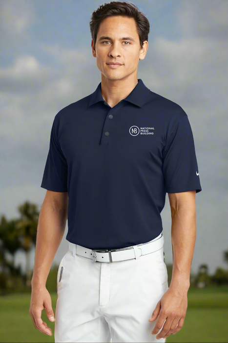 Custom Logo Embroidered Nike Tech Basic Dri-FIT Polo