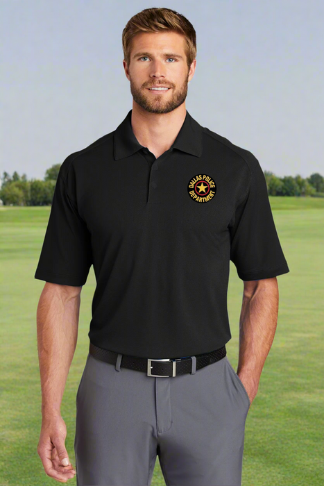Custom Logo Embroidered Nike Golf - Dri-FIT Mini Texture Polo - Tournamentshowroom.com