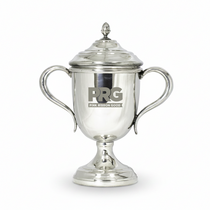 Custom Engraved Pewter Golf Loving Cup Trophy with Lid