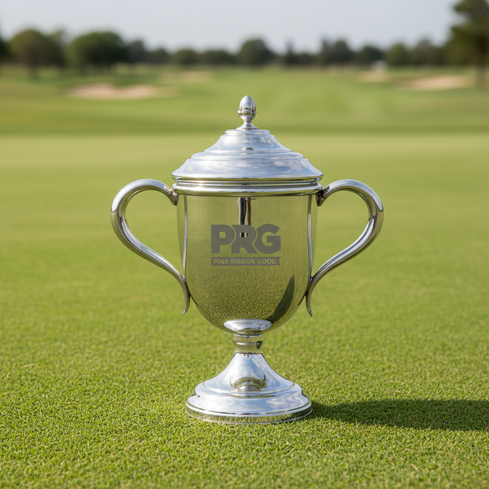 Custom Engraved Pewter Golf Loving Cup Trophy with Lid