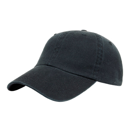Embroidered Value Washed Chino Twill Golf Cap with Velcro Strap
