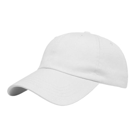 Embroidered Value Washed Chino Twill Golf Cap with Velcro Strap
