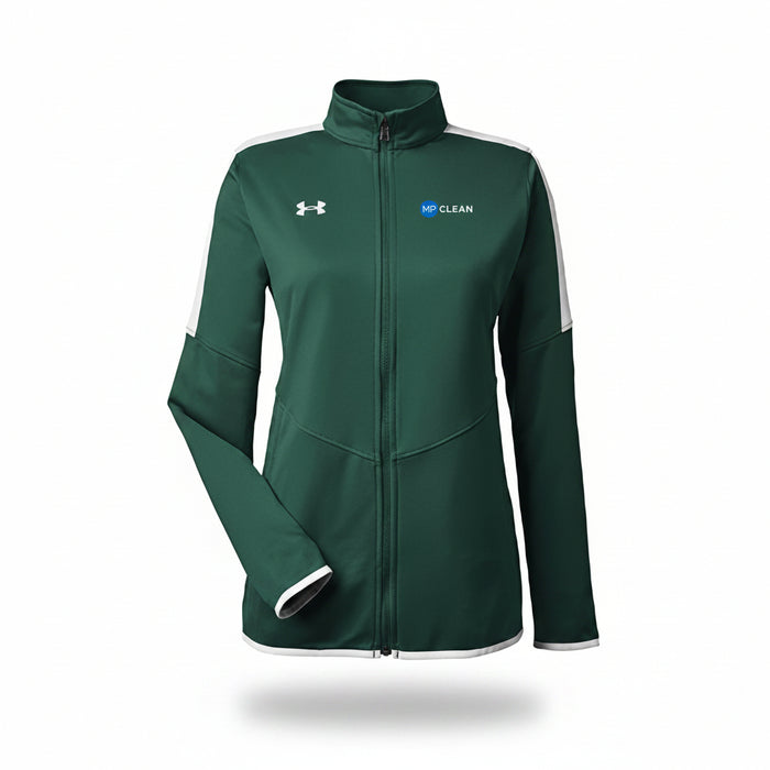 Custom Logo Embroidered Under Armour Ladies' Rival Knit Jacket-Tournamentshowroom.com