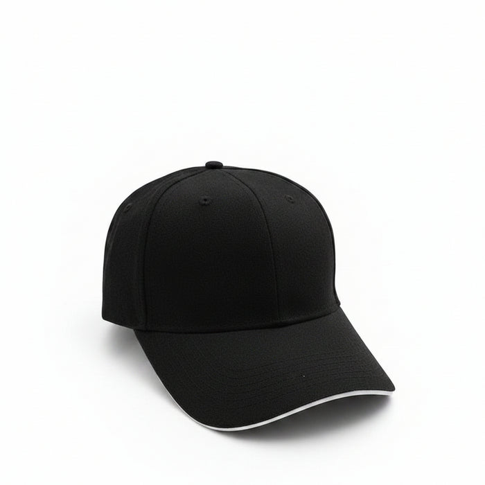 Brushed Cotton Sandwich Visor Golf Cap Embroidered with your Logo-Tournamentshowroom.com