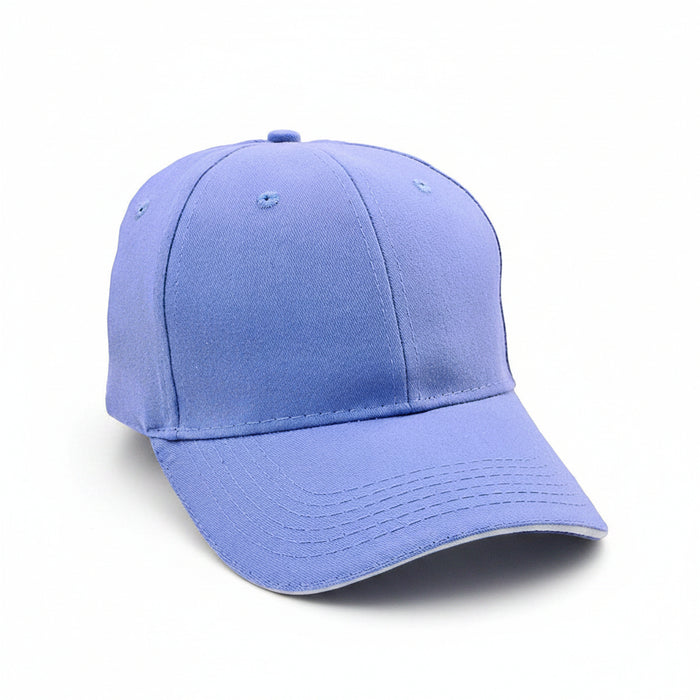 Brushed Cotton Sandwich Visor Golf Cap Embroidered with your Logo-Tournamentshowroom.com