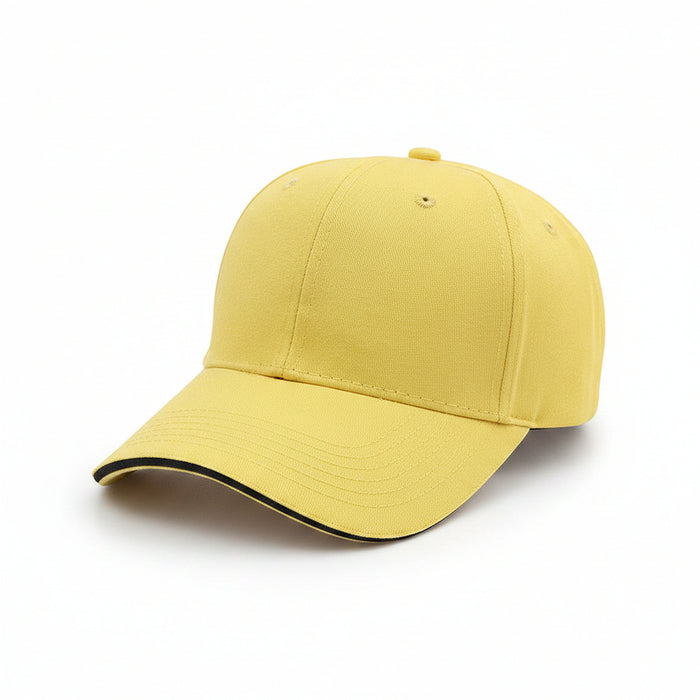 Brushed Cotton Sandwich Visor Golf Cap Embroidered with your Logo-Tournamentshowroom.com