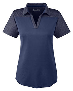 Custom Logo Embroidered Under Armour Ladies' Corporate Colorblock Polo