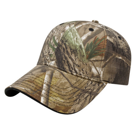 Two-Tone Camo Golf Cap Embroidered with your Logo