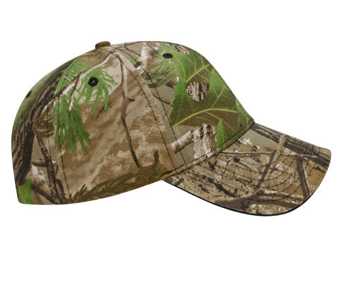 Two-Tone Camo Golf Cap Embroidered with your Logo