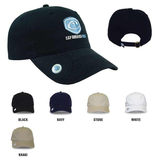 Custom Ball Marker Golf Cap Embroidered with Your Logo