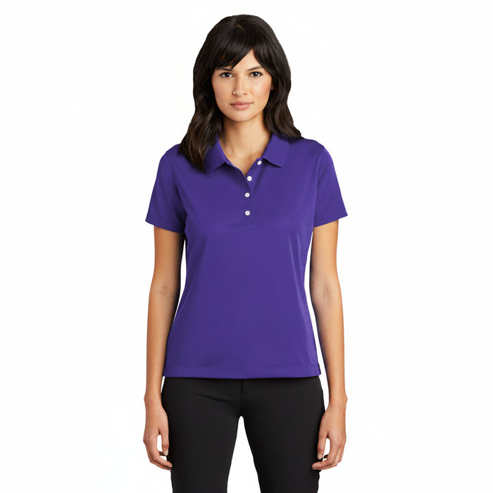 Custom Logo Embroidered Nike Golf Ladies' Tech Basic Dri-Fit Polo Shirt-Tournamentshowroom.com