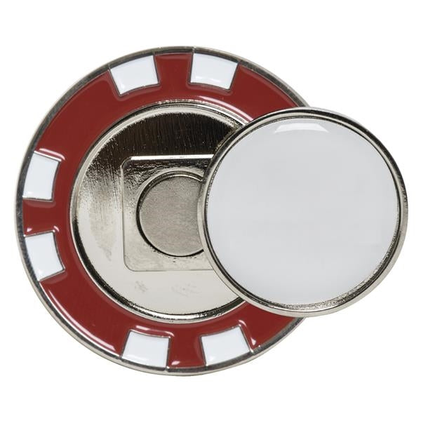 Metal Poker Chip with Full Color Magnetic Ball Marker