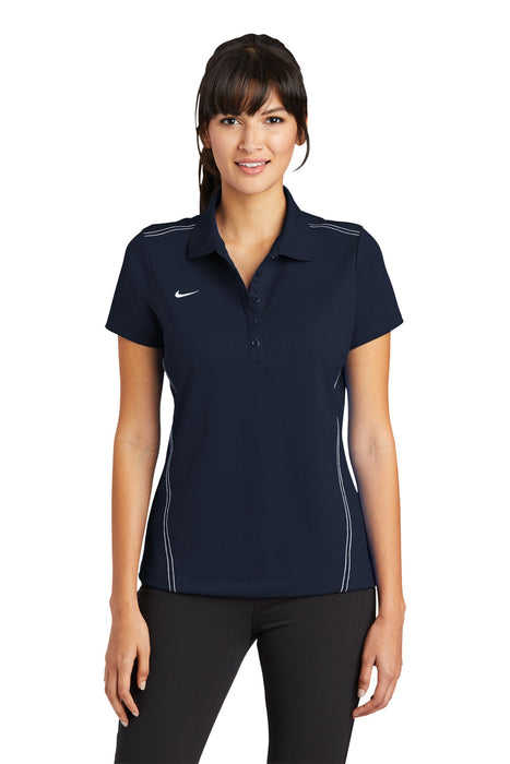 Custom Logo Embroidered Nike Golf Ladies Dri-FIT Sport Swoosh Pique Polo