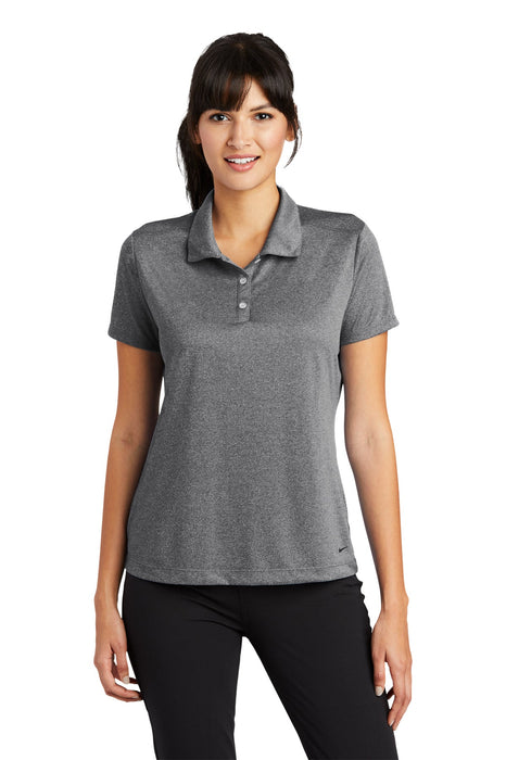 Custom Logo Embroidered Nike Golf Ladies Dri-FIT Heather Polo