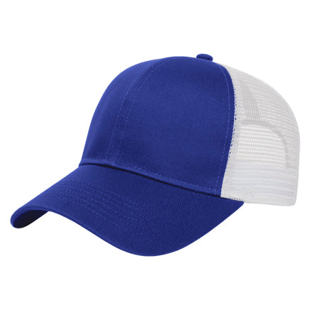 Custom Logo Two-Tone Mesh Back Golf Cap