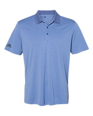 Custom Logo Embroidered Men's Adidas Heathered Sport Shirt