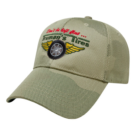 Mesh Wrap Camo Structured Golf Cap Embroidered with Your Logo