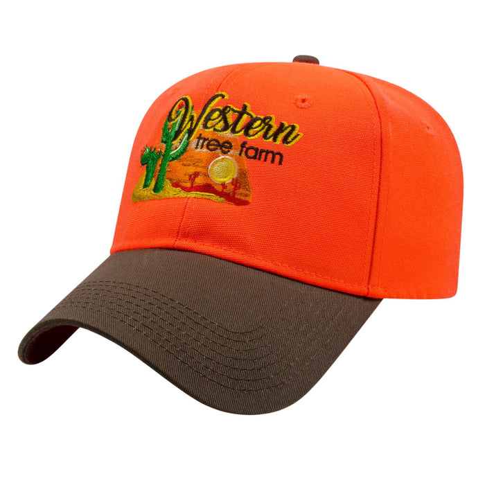 Custom Logo Blaze W Brown Visor Golf Cap
