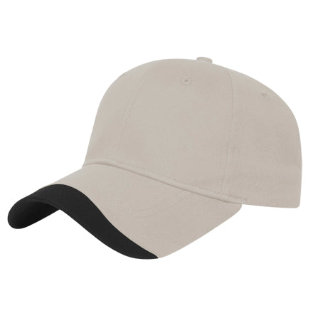 Structured Contrasting Wave Insert Golf Cap Embroidered with your Logo