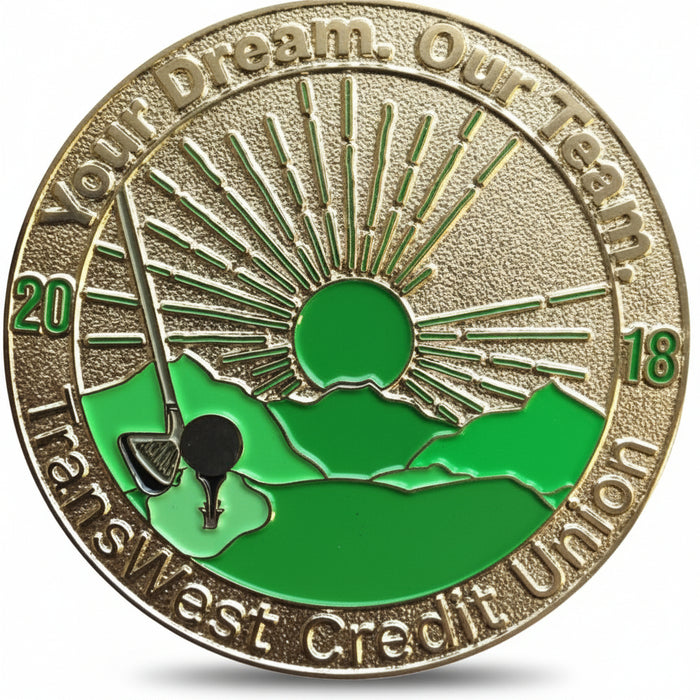 Golf Dual Side Personalized Ball Marker-Tournamentshowroom.com
