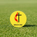 Custom Logo Quarter-Size Plastic Golf Ball Markers-Tournamentshowroom.com