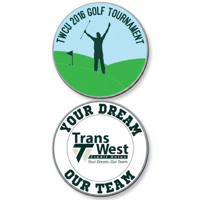 Golf Dual Side Personalized Ball Marker-Tournamentshowroom.com