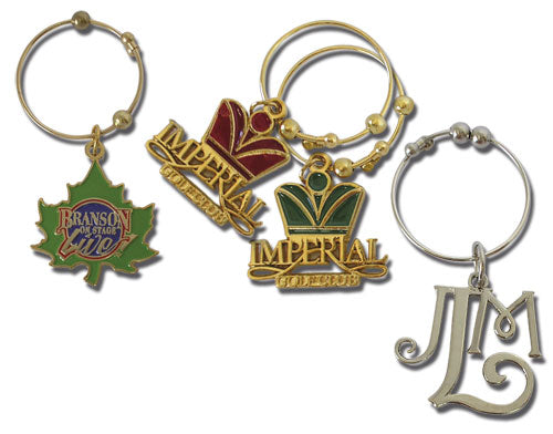 Customized Golf Wine Glass Charms with your Logo