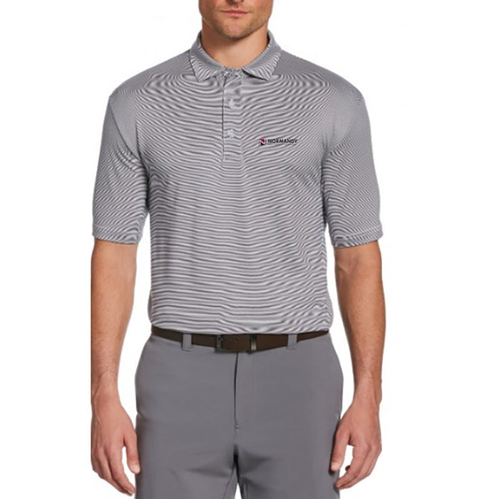 Custom Logo Embroidered Callaway® Men's Fine Line Stripe Polo Shirt