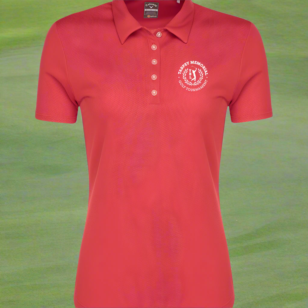 Callaway Embroidered Ladies' Birdseye Polo Shirt-Tournamentshowroom.com