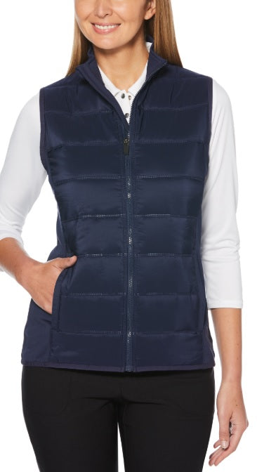 Custom Logo Embroidered Callaway Ladies Ultrasonic Quilted Vest