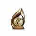 Custom Logo Elegant Flame Designed Trophy-Tournamentshowroom.com