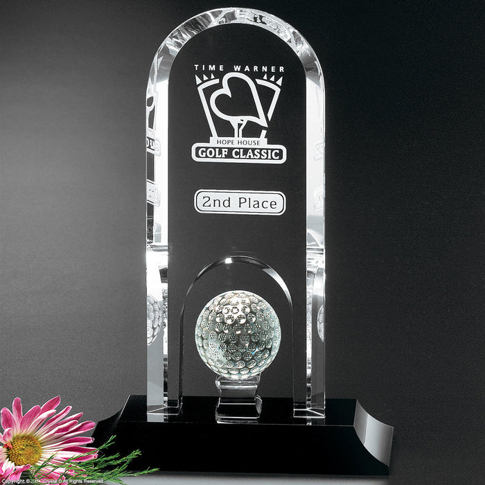 Custom Engraved Springfield Golf Award 10-1/2
