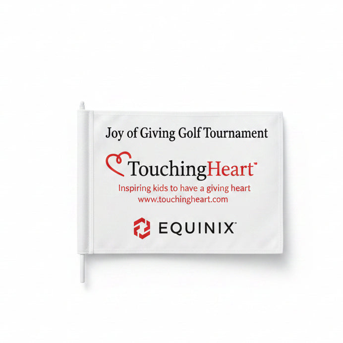 Custom Golf Pin Flag with Tube Printed with Your Logo-Tournamentshowroom.com
